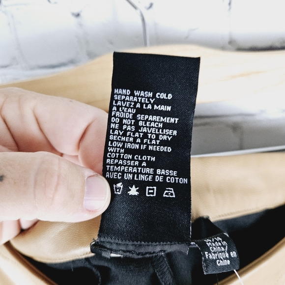 NENE by NENE LEAKES | faux leather high waist stretch trouser pants - Picture 7 of 8